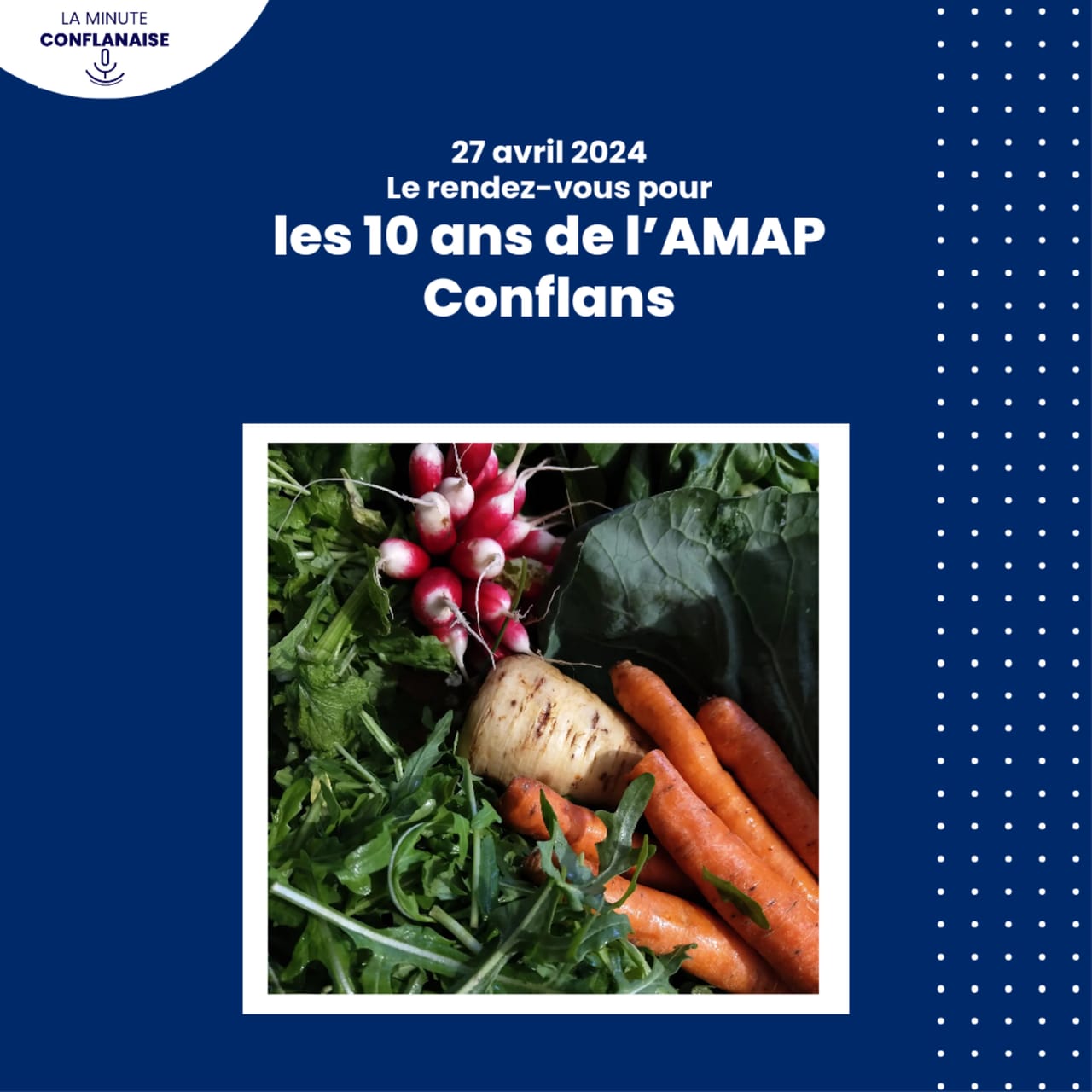 Visuel de l’épisode « Le rendez-vous avec les 10 de l'AMAP de Conflans »