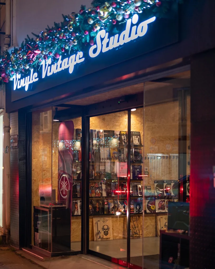 Façade du Vinyle Vintage Studio, le studio d’enregistrement